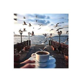 Canvas Hobby İstanbul Kahve Keyfi Kasnaklı 100 x 140 cm Sayılarla Boyama Seti