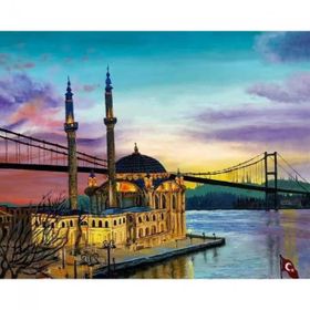 Canvas Hobby İstanbul Ortaköy Rulo 90x110 cm Boyama Seti