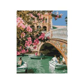 Canvas Hobby Kanal Gezintisi Rulo 40 x 50 cm Sayılarla Boyama Seti