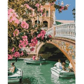 Canvas Hobby Kanal Gezintisi Rulo 40 x 50 cm Sayılarla Boyama Seti