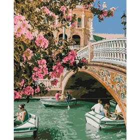 Canvas Hobby Kanal Gezintisi Rulo 60 x 75 cm Sayılarla Boyama Seti