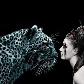 Canvas Hobby Kaplanın Duruşu Kasnaklı 100 x 140 cm Sayılarla Boyama Seti