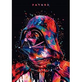 Canvas Hobby Kasnaklı 100 x 140 cm Starwars Darth Vader Sayılarla Boyama Seti