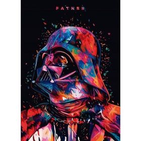 Canvas Hobby Kasnaklı 100 x 140 cm Starwars Darth Vader Sayılarla Boyama Seti
