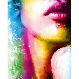 Canvas Hobby Kasnaklı 100 x 140 cm Tutkulu Kadın 2 Sayılarla Boyama Seti