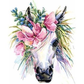Canvas Hobby Kasnaklı 100 x 140 cm Unicorn Sayılarla Boyama Seti