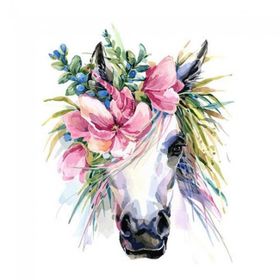 Canvas Hobby Kasnaklı 100 x 140 cm Unicorn Sayılarla Boyama Seti