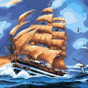 Canvas Hobby Kasnaklı 40 x 50 cm Seyir Defteri Sayıarla Boyama Seti