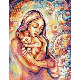 Canvas Hobby Kasnaklı 50 x 65 cm Sonsuz Sevgi Sayılarla Boyama Seti