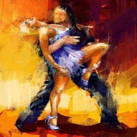 Canvas Hobby Kasnaklı 70 x 90 cm Tango Sayılarla Boyama Seti