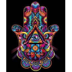 Canvas Hobby Kasnaklı 70 x 90 cm Üçüncü Göz Sayılarla Boyama Seti