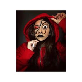 Canvas Hobby Kırmızı Kostüm Kasnaklı 60x75 cm Sayılarla Boyama Seti