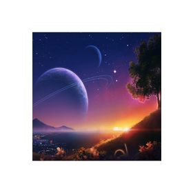 Canvas Hobby Kozmik Düşünce Kasnaklı 40x50 cm Sayılarla Boyama Seti