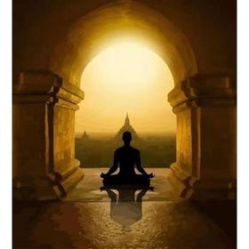 Canvas Hobby Meditasyon Kasnaklı 100 x 140 cm Sayılarla Boyama Seti