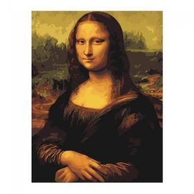 Canvas Hobby Monalisa Kasnaklı 100 x 140 cm Sayılarla Boyama Seti