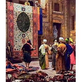 Canvas Hobby Osmanlı Halı Çarşısı Kasnaklı 100 x 140 cm Sayılarla Boyama Seti