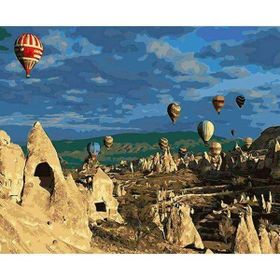 Canvas Hobby Peri Bacaları ve Balon 60x75 cm Rulo Sayılarla Boyama Seti