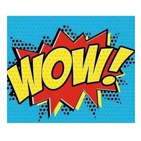 Canvas Hobby Pop Art Wow 40x50 cm Rulo Sayılarla Boyama Seti