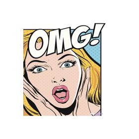 Canvas Hobby Popart Omg Kasnaklı 100 x 140 cm Sayılarla Boyama Seti