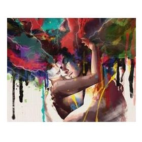 Canvas Hobby Renkli Anlar 40x50 cm Rulo Sayılarla Boyama Seti