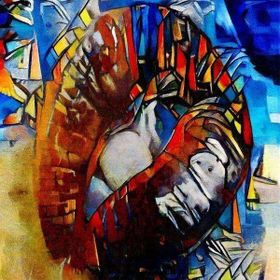 Canvas Hobby Renkli Dudak 70 x 90 cm Rulo Sayılarla Boyama Seti