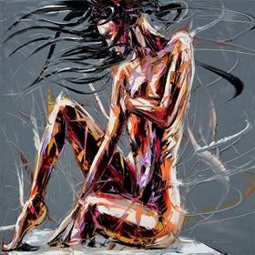 Canvas Hobby Renkli Duruş 90 x 110 cm Rulo Sayılarla Boyama Seti