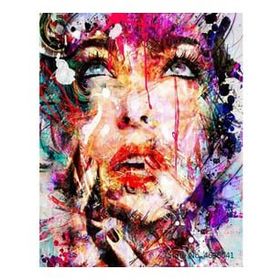Canvas Hobby Renkli Düş 90 x 110 cm Rulo Sayılarla Boyama Seti