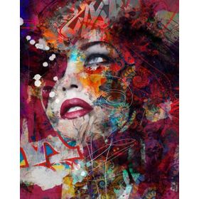 Canvas Hobby Renkli Düşünceler 100 x 140 cm Rulo Sayılarla Boyama Seti