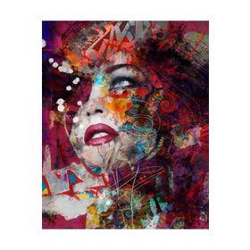 Canvas Hobby Renkli Düşünceler 100 x 140 cm Rulo Sayılarla Boyama Seti