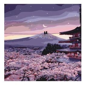Canvas Hobby Romantik Çin Kedileri 70 x 90 cm Rulo Sayılarla Boyama Seti
