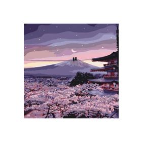 Canvas Hobby Romantik Çin Kedileri 70 x 90 cm Rulo Sayılarla Boyama Seti