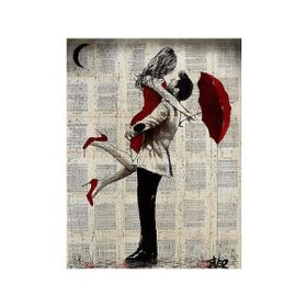 Canvas Hobby Romantik Şemsiye Anısı 1 100 x 140 cm Rulo Sayılarla Boyama Seti