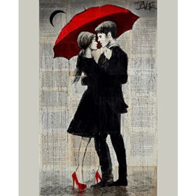 Canvas Hobby Romantik Şemsiye Anısı 3 70 x 90 cm Rulo Sayılarla Boyama Seti