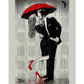 Canvas Hobby Romantik Şemsiye Anısı 4 70 x 90 cm Rulo Sayılarla Boyama Seti