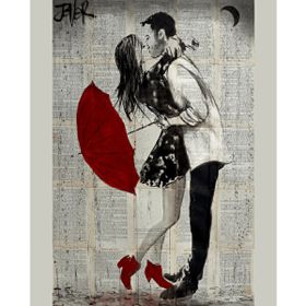 Canvas Hobby Romantik Şemsiye Anısı 5 100 x 140 cm Rulo Sayılarla Boyama Seti