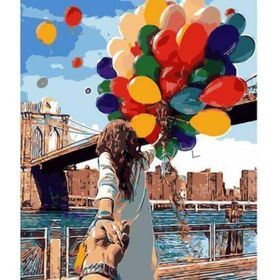Canvas Hobby Romantik Süpriz 50 x 65 cm Rulo Sayılarla Boyama Seti