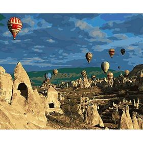 Canvas Hobby Rulo 100 x 140 cm Peri Bacaları ve Balon Sayılarla Boyama Seti