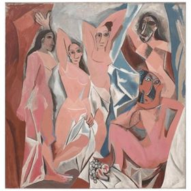 Canvas Hobby Rulo 100 x 140 cm Picasso Avignonlu Kızlar Sayılarla Boyama Seti