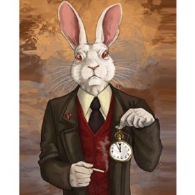 Canvas Hobby Rulo 100 x 140 cm Tavşanın Zerafeti Sayılarla Boyama Seti