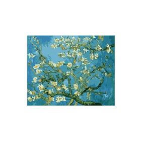 Canvas Hobby Rulo 100 x 140 cm Van Gogh Badem Ağacı Sayılarla Boyama Seti