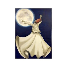 Canvas Hobby Rulo 70 x 90 cm Mevlana 5 Sayılarla Boyama Seti