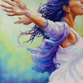 Canvas Hobby Rulo 70 x 90 cm Özgürlük Sayılarla Boyama Seti