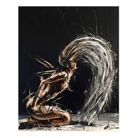 Canvas Hobby Saçların Dansı 40 x 50 cm Rulo Sayılarla Boyama Seti