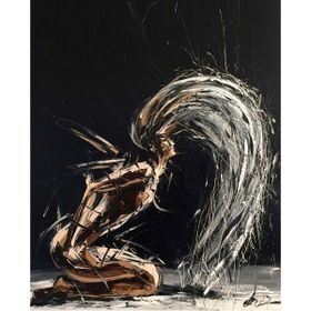 Canvas Hobby Saçların Dansı 90 x 110 cm Rulo Sayılarla Boyama Seti