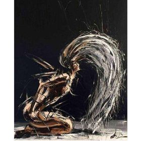 Canvas Hobby Saçların Dansı 90 x 110 cm Rulo Sayılarla Boyama Seti