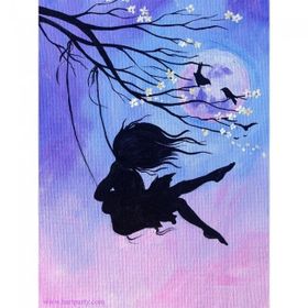 Canvas Hobby Salıncak 100 x 140 cm Rulo Sayılarla Boyama Seti
