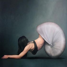 Canvas Hobby Salyangoz Kadın 100 x 140 cm Rulo Sayılarla Boyama Seti
