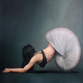Canvas Hobby Salyangoz Kadın 100 x 140 cm Rulo Sayılarla Boyama Seti