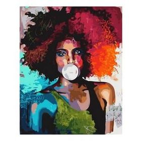 Canvas Hobby Şapşik Kıvırcık 90 x 110 cm Rulo Sayılarla Boyama Seti