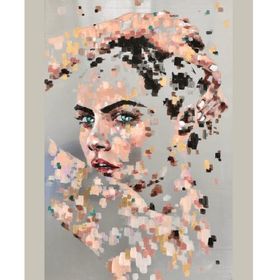 Canvas Hobby Sihirli Dokunuşlar 40 x 50 cm Rulo Sayılarla Boyama Seti